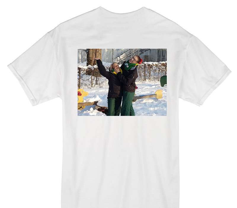 Custom Gildan 100% Cotton White T-Shirt