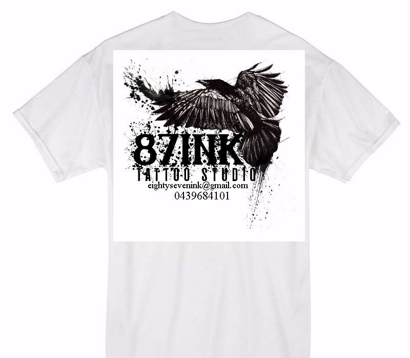 Custom Gildan 100% Cotton White T-Shirt