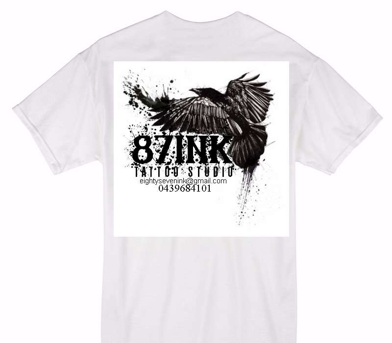 Custom Gildan 100% Cotton White T-Shirt