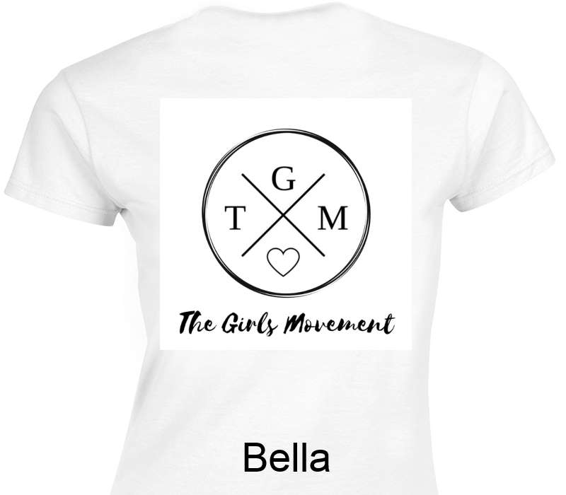 Custom Womens Soft Style 100% Cotton White T-Shirt