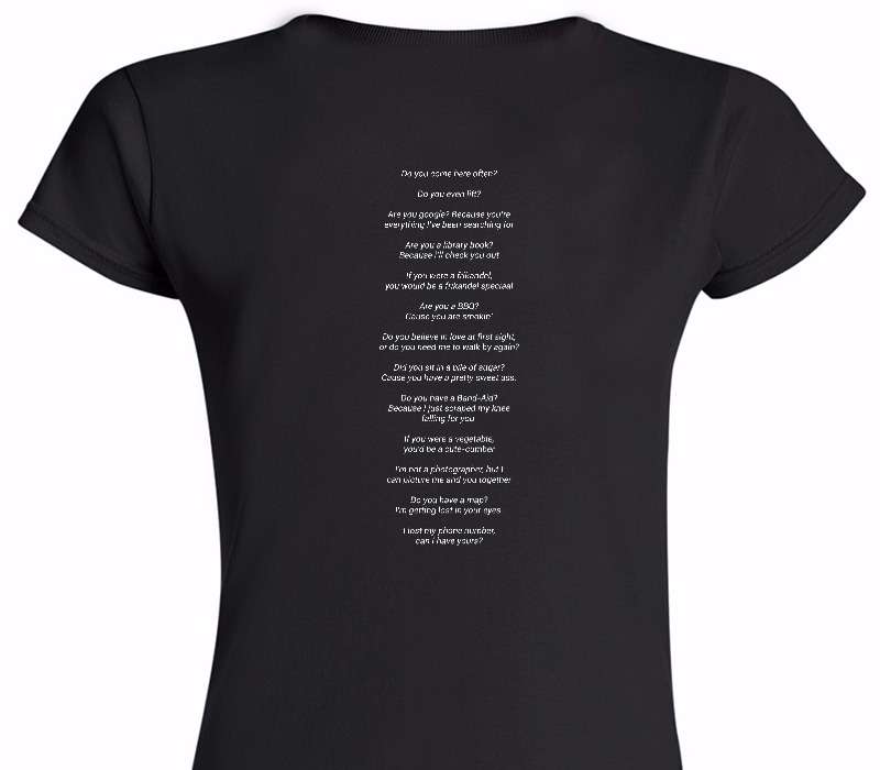 Custom Womens Soft Style 100% Cotton Black T-Shirt
