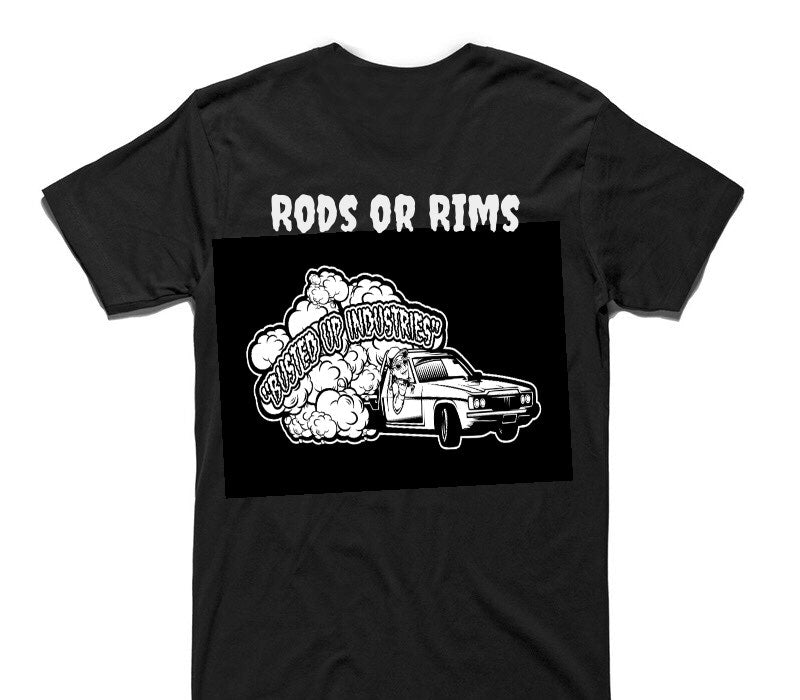Custom AS Colour 100% Cotton Black T-Shirt