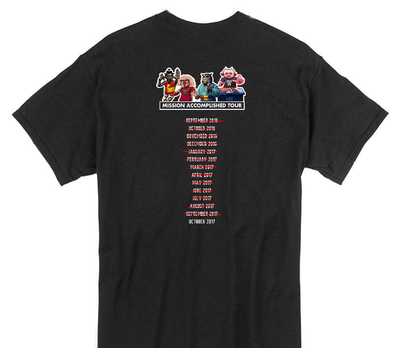 Custom Gildan 100% Cotton Black T-Shirt
