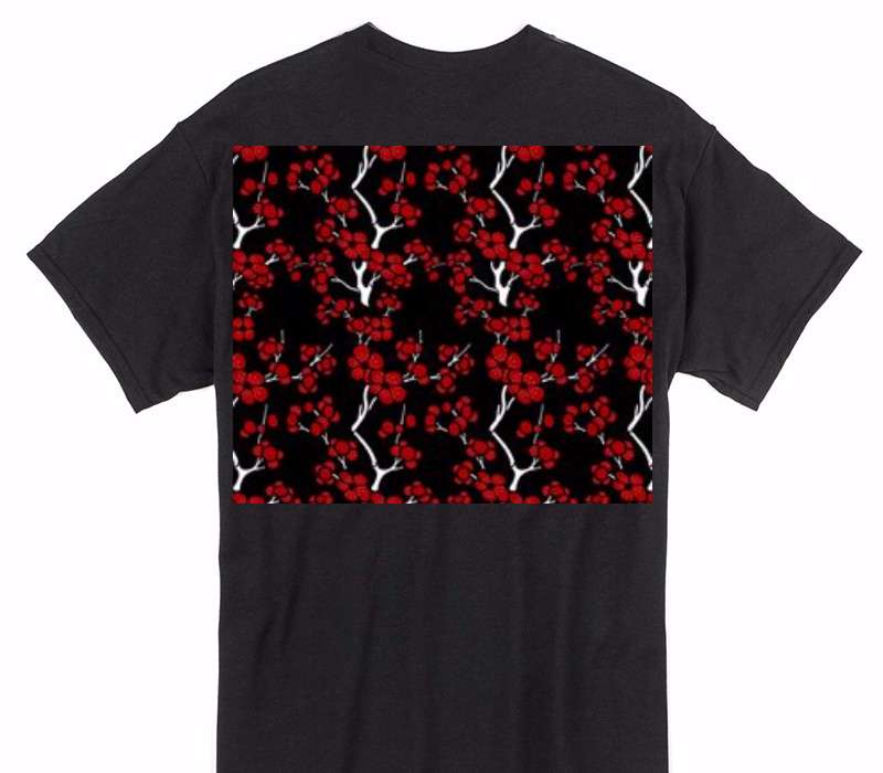 Custom Gildan 100% Cotton Black T-Shirt