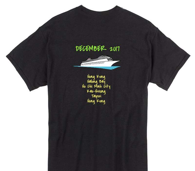 Custom Gildan 100% Cotton Black T-Shirt