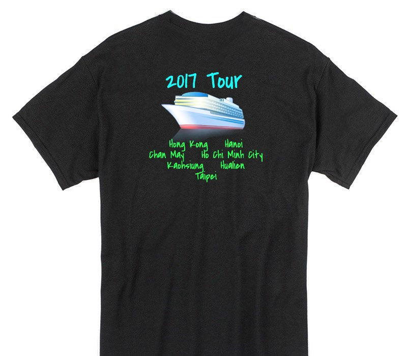 Custom Gildan 100% Cotton Black T-Shirt