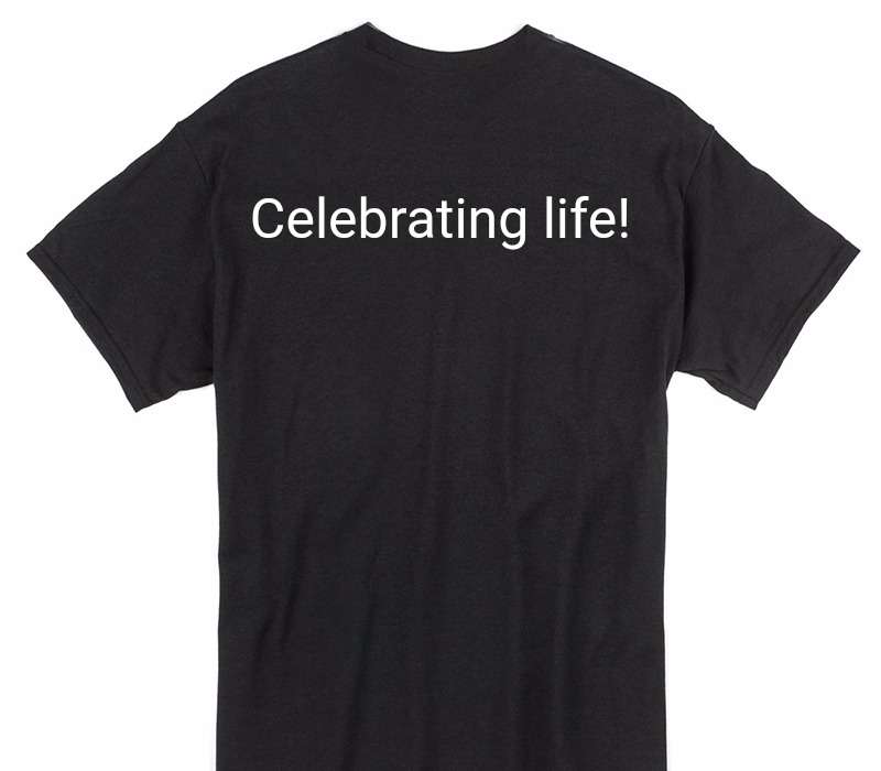 Custom Gildan 100% Cotton Black T-Shirt