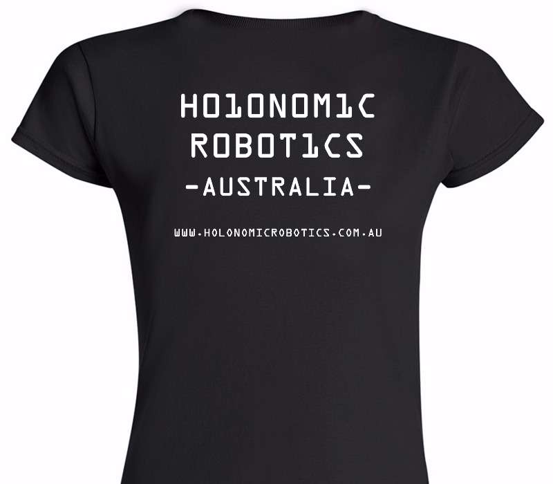 Custom Womens Soft Style 100% Cotton Black T-Shirt
