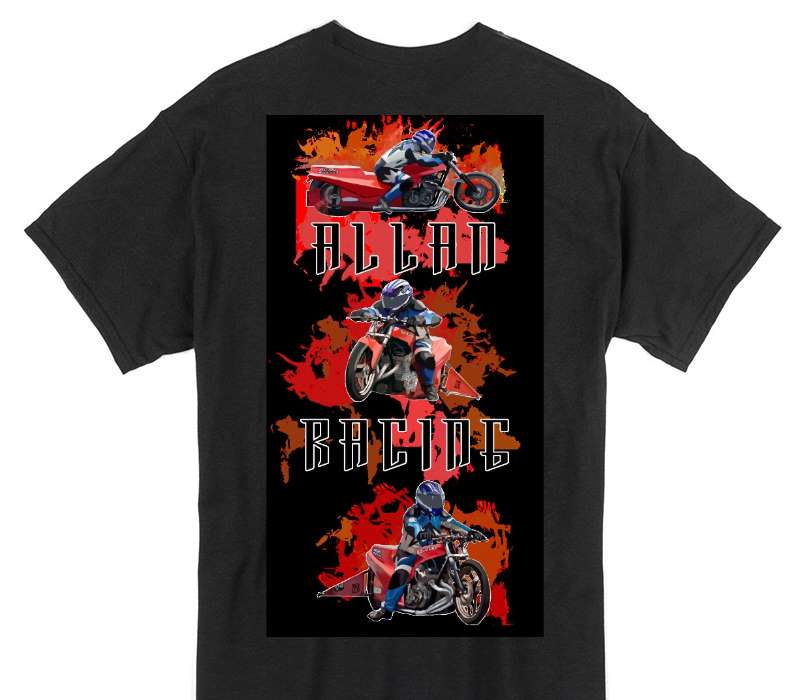 Custom Gildan 100% Cotton Black T-Shirt