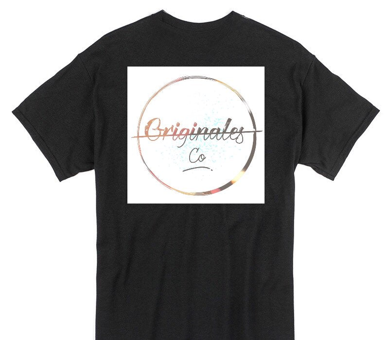 Custom Gildan 100% Cotton Black T-Shirt