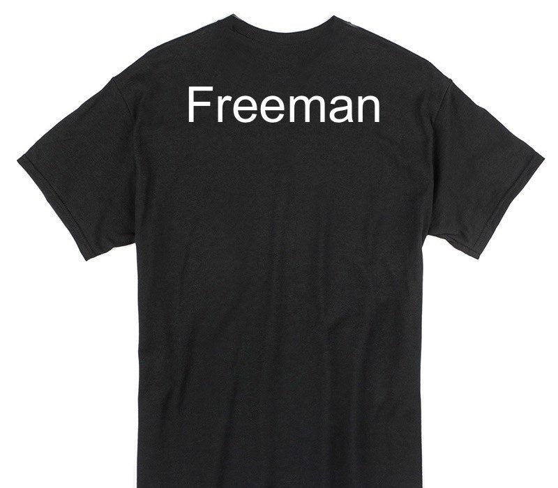Custom Gildan 100% Cotton Black T-Shirt