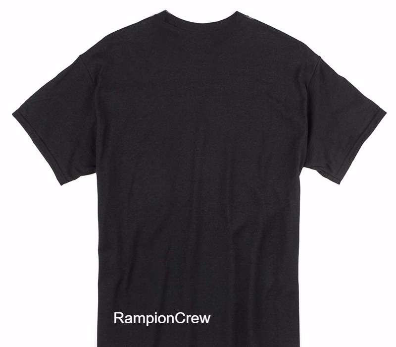 Custom Gildan 100% Cotton Black T-Shirt