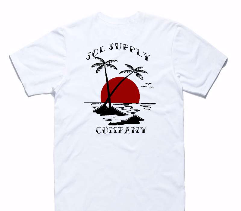 Custom AS Colour 100% Cotton White T-Shirt