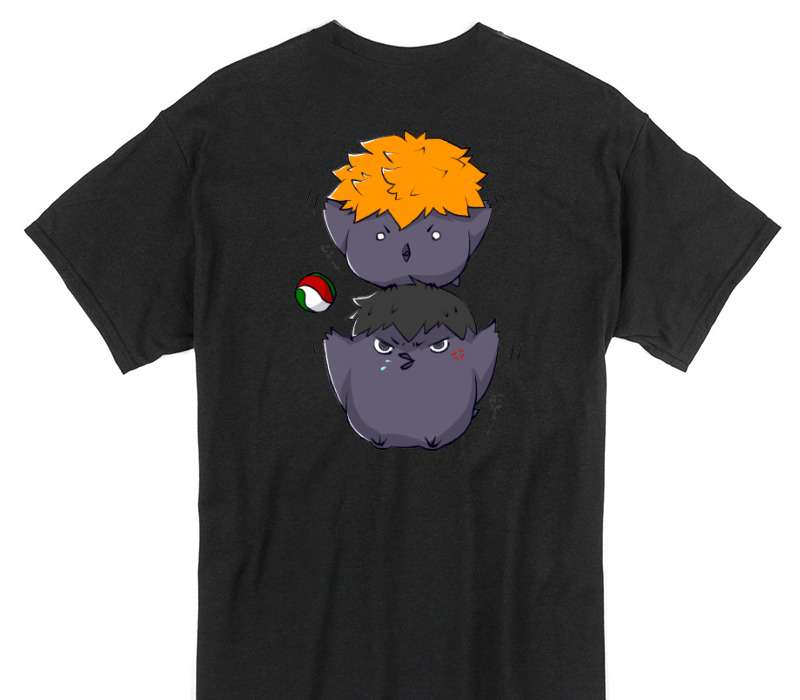 Custom Gildan 100% Cotton Black T-Shirt