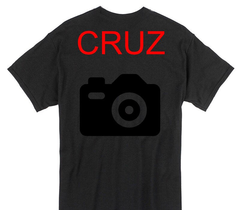 Custom Gildan 100% Cotton Black T-Shirt