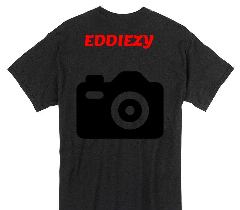 Custom Gildan 100% Cotton Black T-Shirt