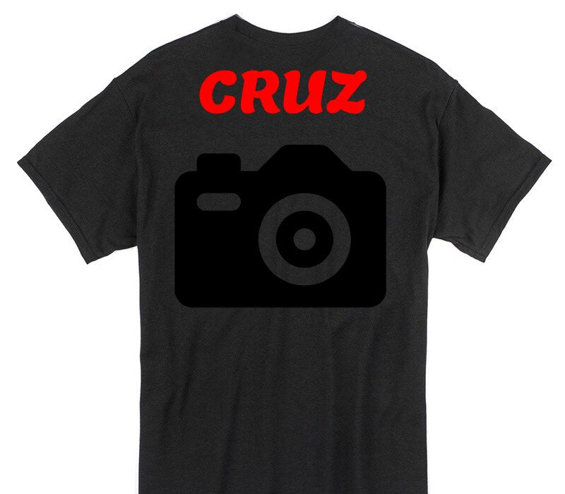 Custom Gildan 100% Cotton Black T-Shirt