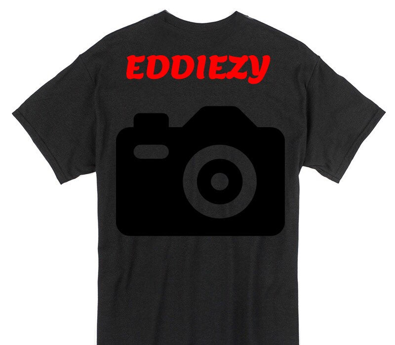 Custom Gildan 100% Cotton Black T-Shirt