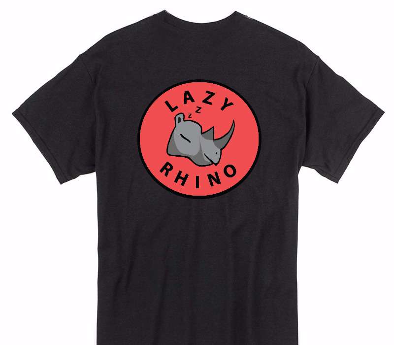 Custom Gildan 100% Cotton Black T-Shirt