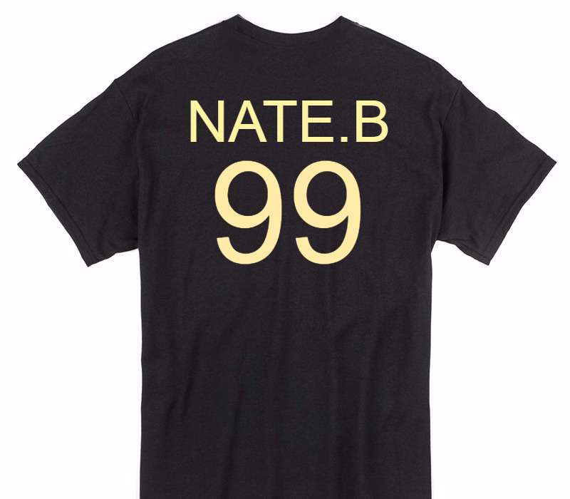 Custom Gildan 100% Cotton Black T-Shirt