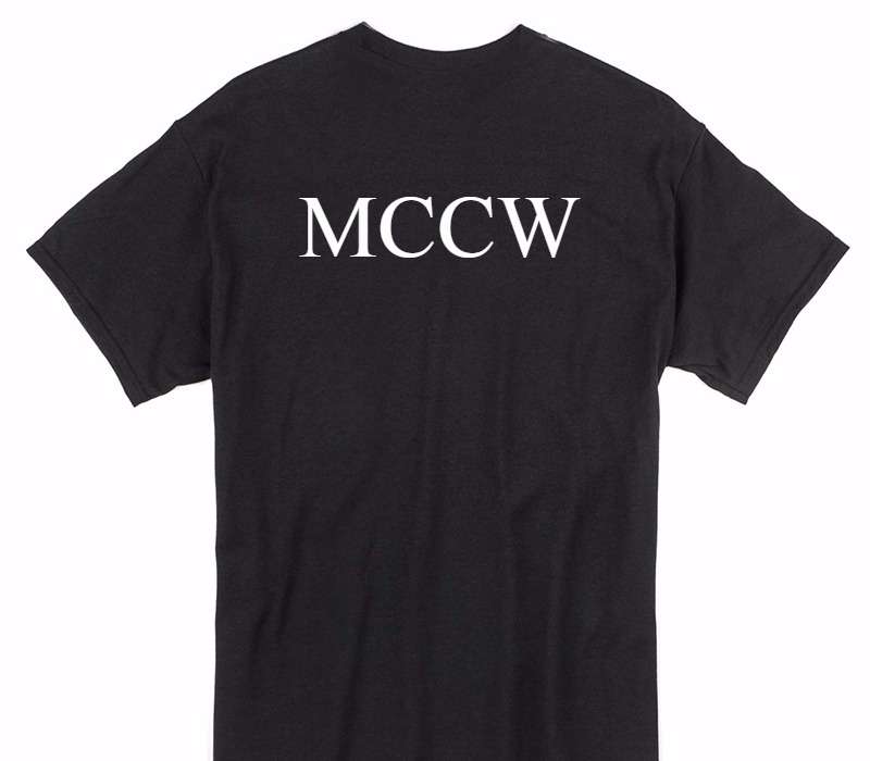 Custom Gildan 100% Cotton Black T-Shirt