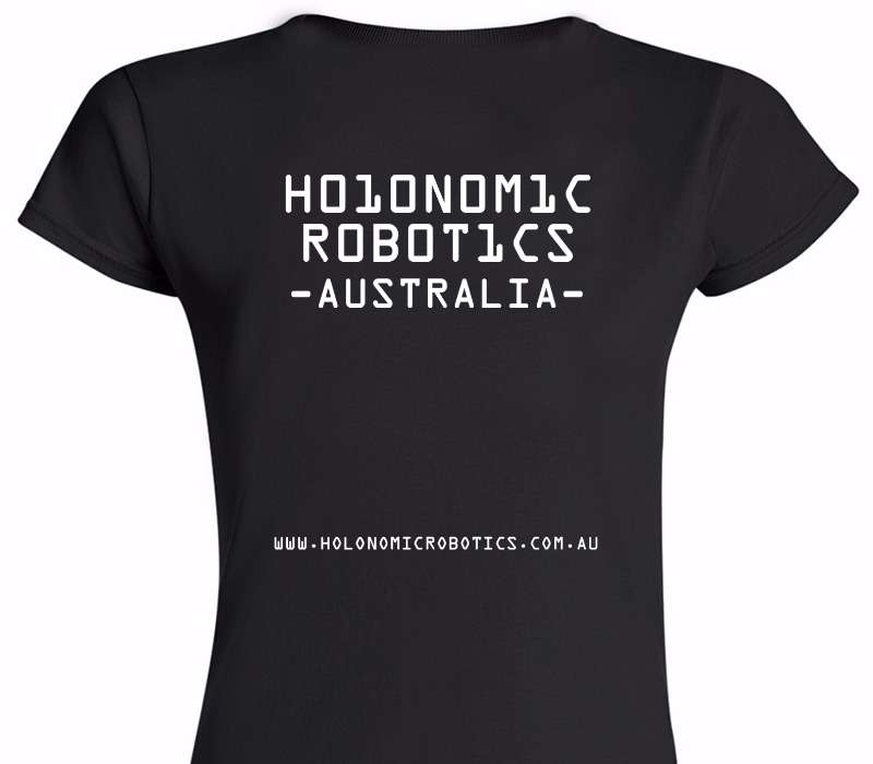 Custom Womens Soft Style 100% Cotton Black T-Shirt