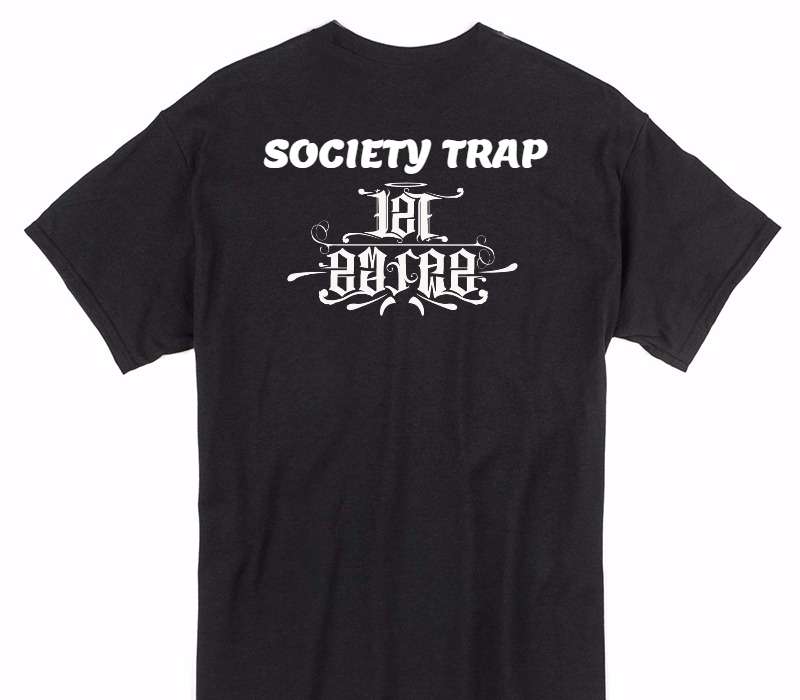 Custom Gildan 100% Cotton Black T-Shirt
