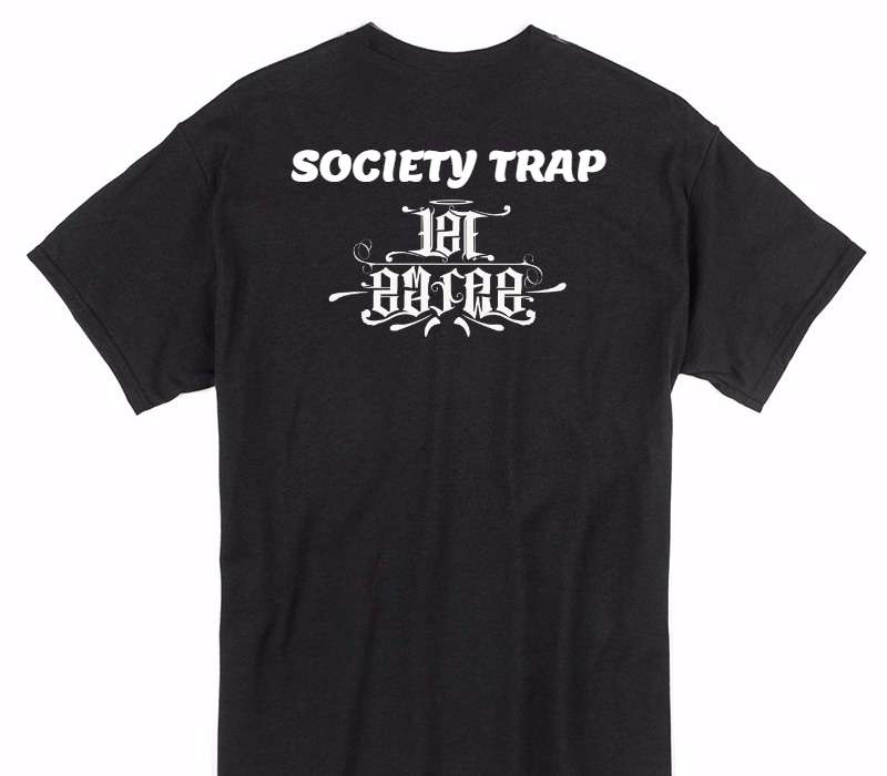 Custom Gildan 100% Cotton Black T-Shirt