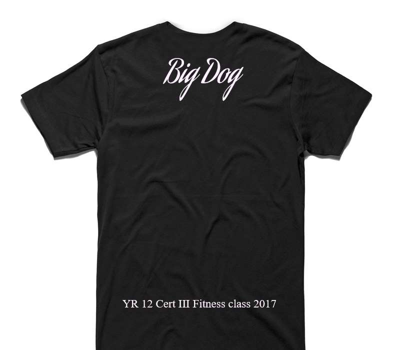 Custom AS Colour 100% Cotton Black T-Shirt