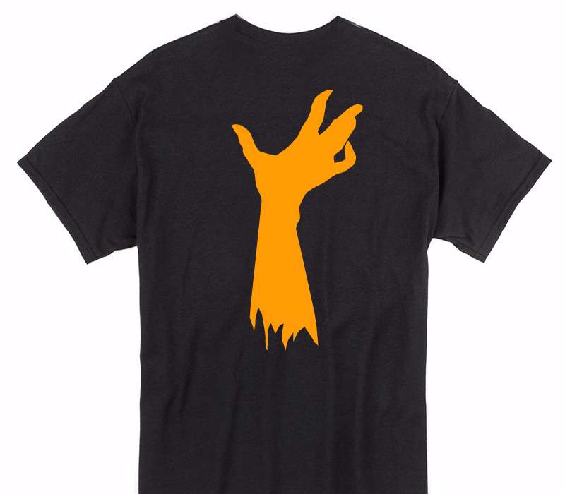 Custom Gildan 100% Cotton Black T-Shirt