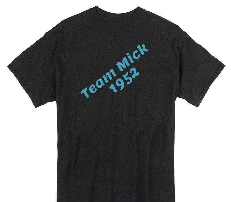 Custom Gildan 100% Cotton Black T-Shirt
