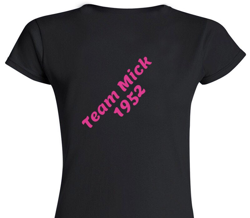 Custom Womens Soft Style 100% Cotton Black T-Shirt