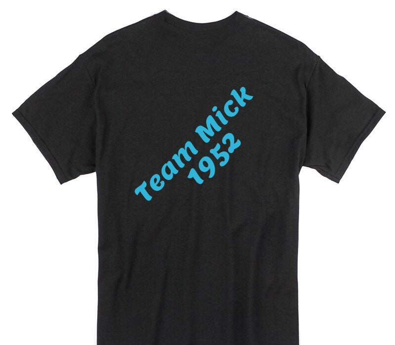 Custom Gildan 100% Cotton Black T-Shirt