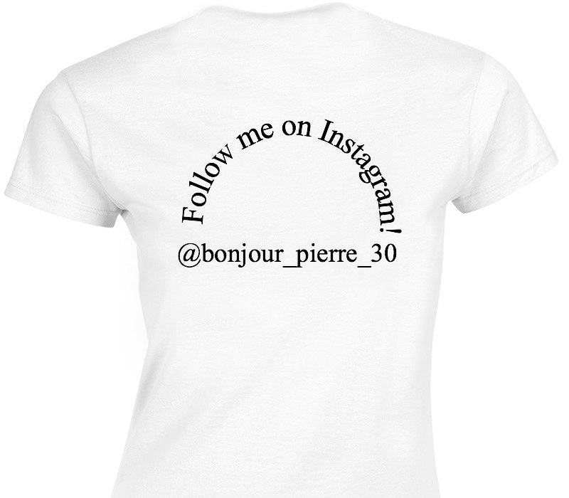 Custom Womens Soft Style 100% Cotton White T-Shirt
