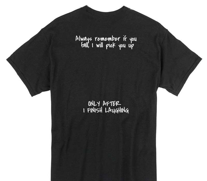Custom Gildan 100% Cotton Black T-Shirt