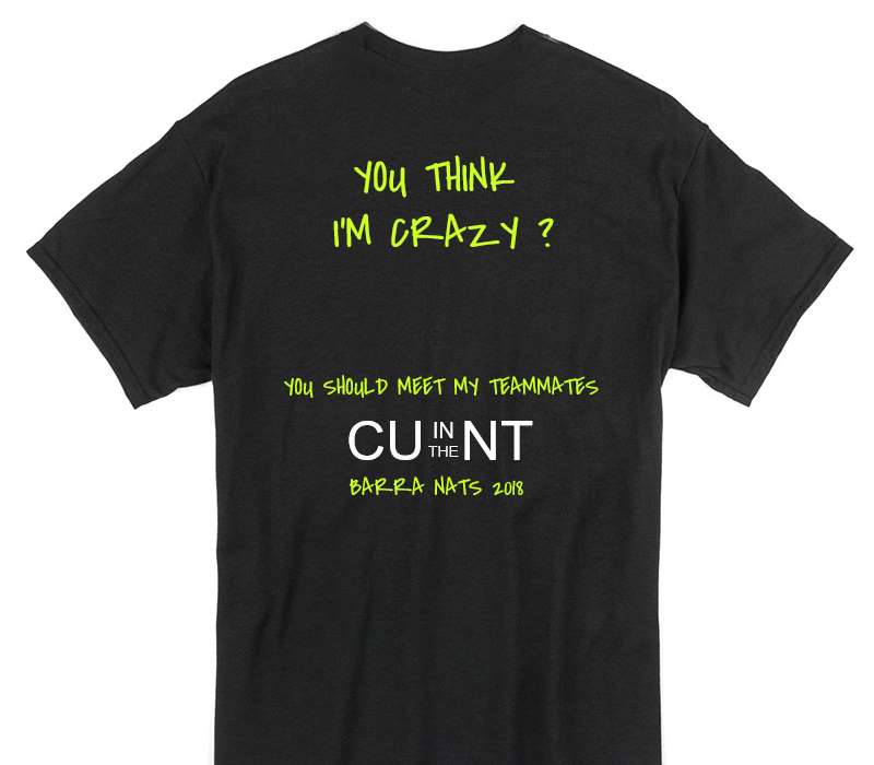 Custom Gildan 100% Cotton Black T-Shirt