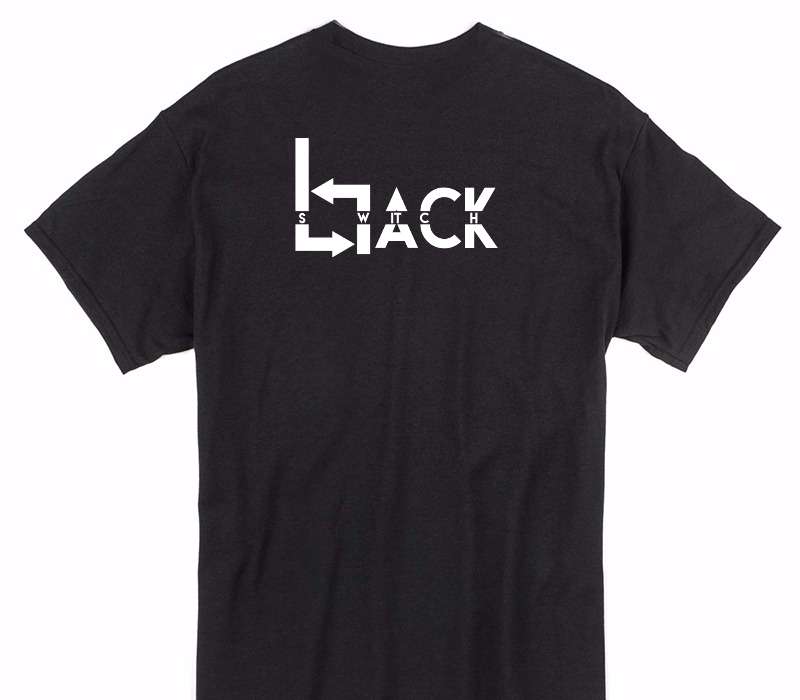 Custom Gildan 100% Cotton Black T-Shirt