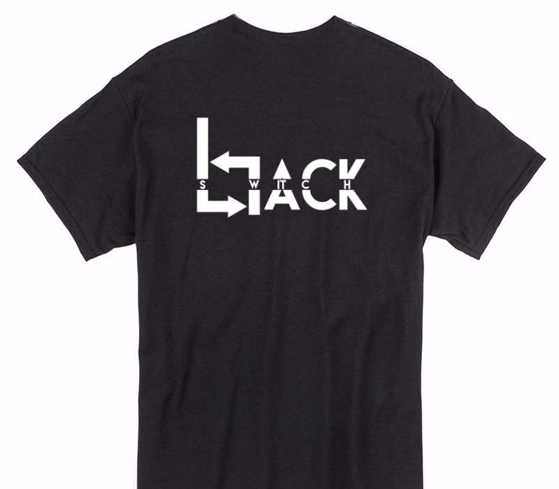 Custom Gildan 100% Cotton Black T-Shirt