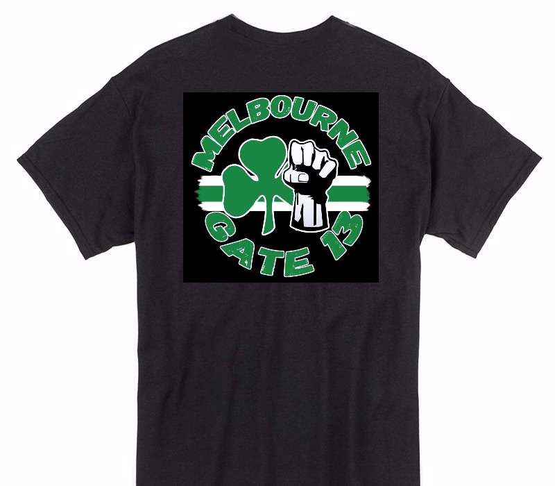 Custom Gildan 100% Cotton Black T-Shirt