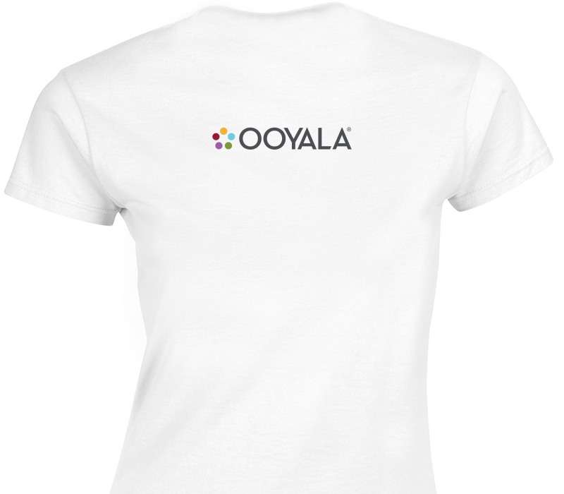 Custom Womens Soft Style 100% Cotton White T-Shirt