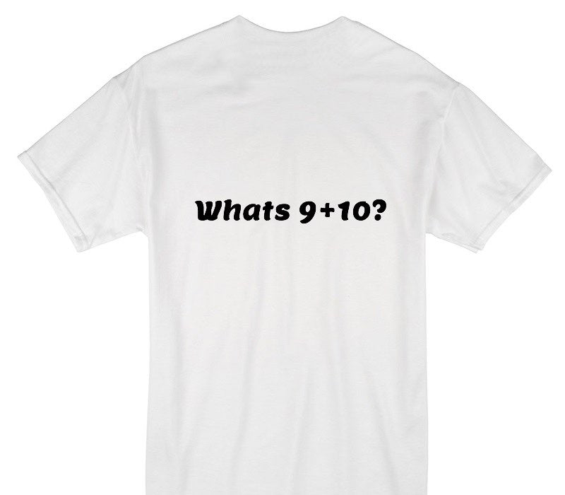 Custom Gildan 100% Cotton White T-Shirt