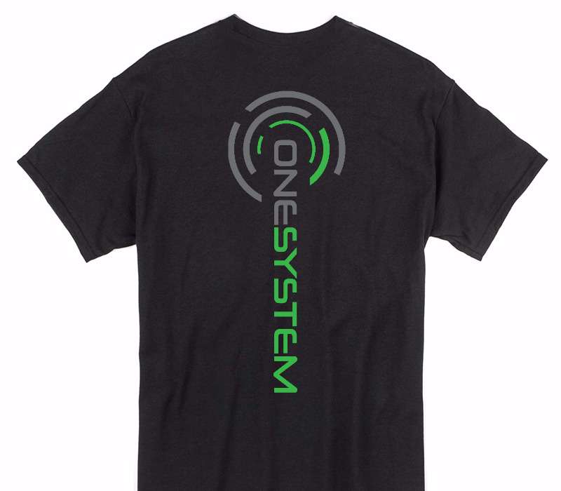 Custom Gildan 100% Cotton Black T-Shirt