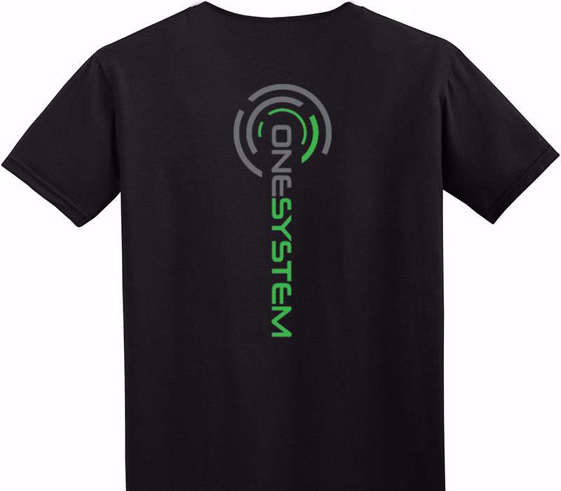 Custom Adult Soft Style 100% Cotton Black T-Shirt