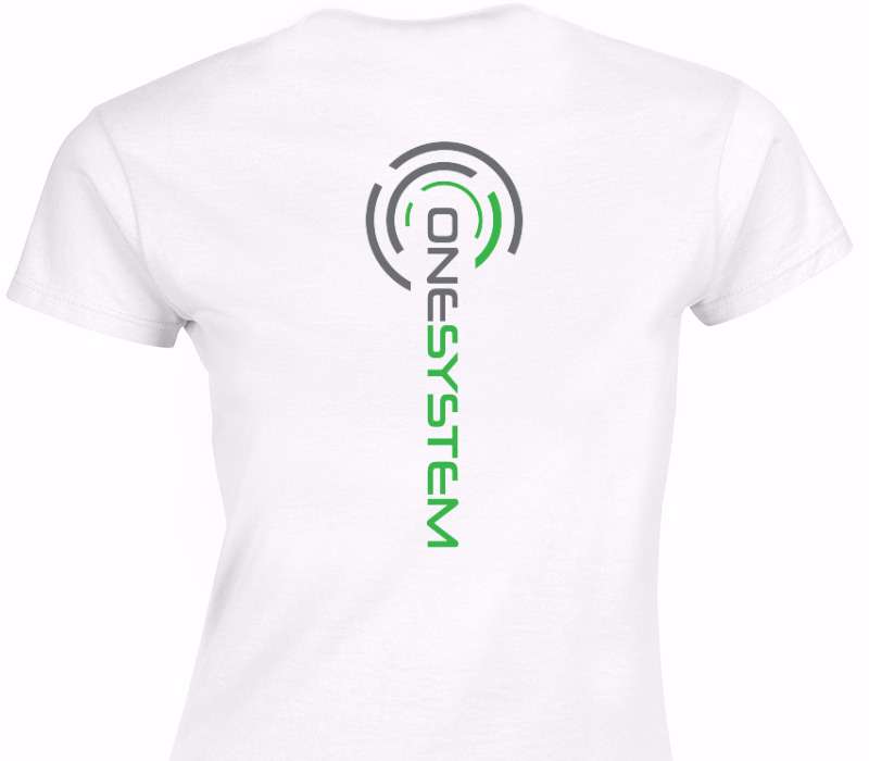 Custom Womens Soft Style 100% Cotton White T-Shirt