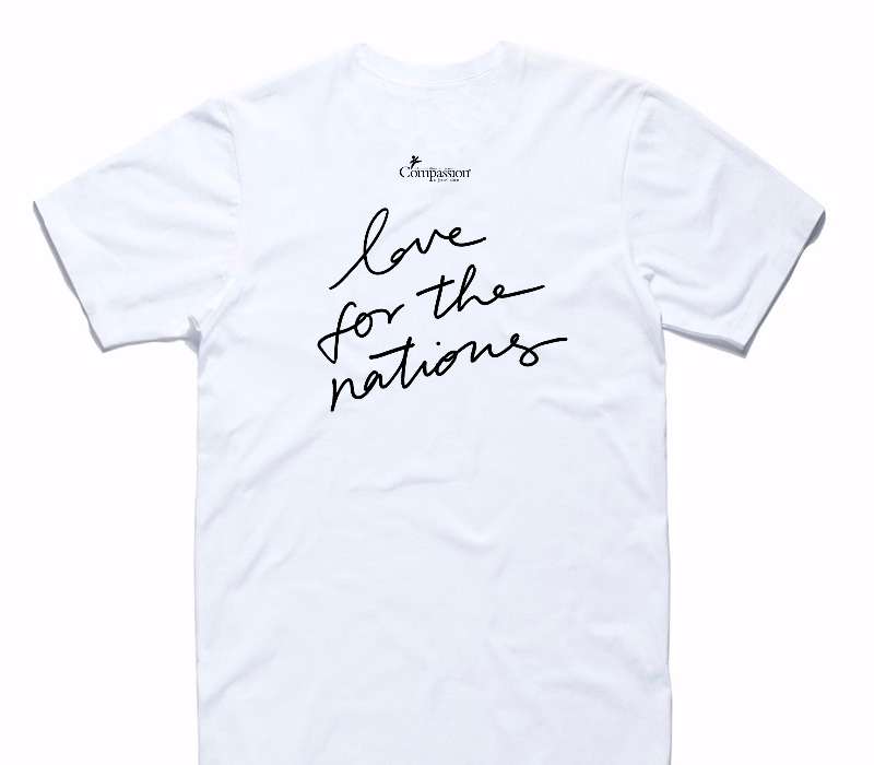 Custom AS Colour 100% Cotton White T-Shirt