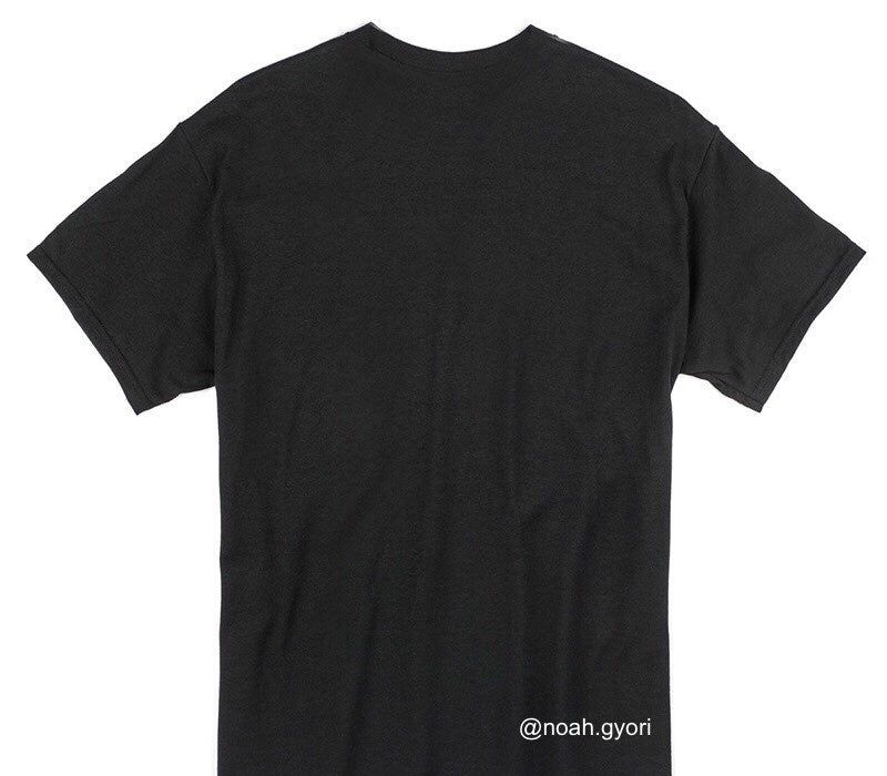 Custom Gildan 100% Cotton Black T-Shirt