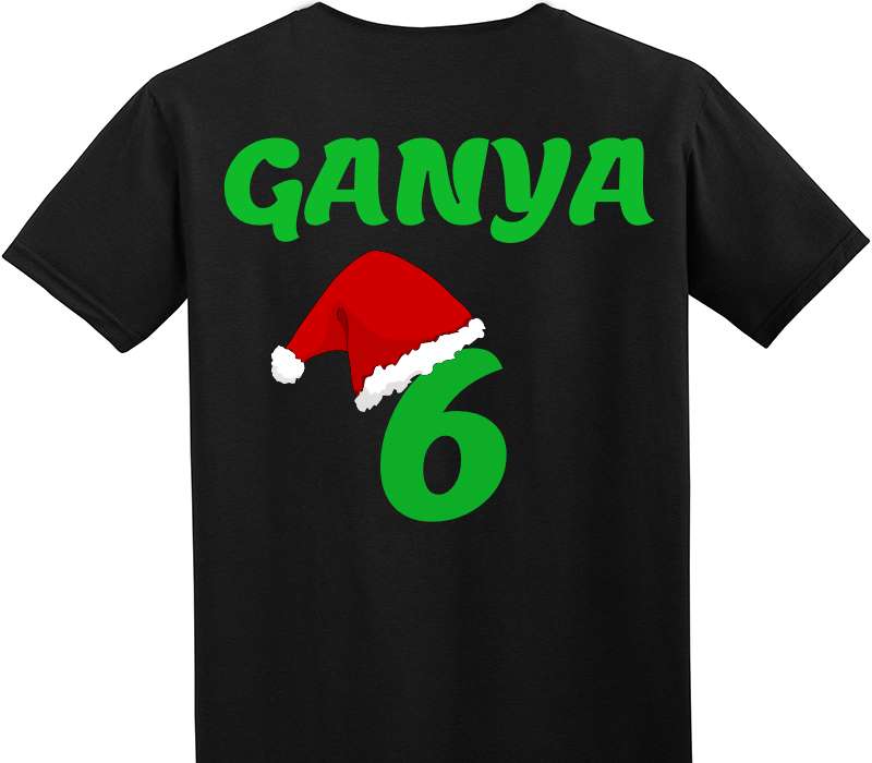 Custom Adult Soft Style 100% Cotton Black T-Shirt