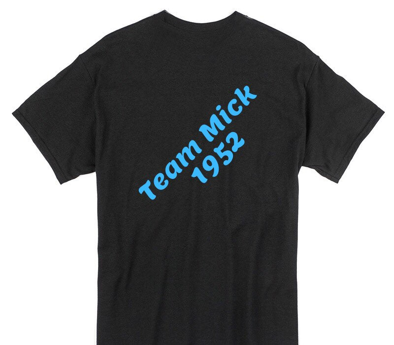 Custom Gildan 100% Cotton Black T-Shirt