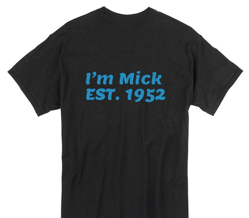 Custom Gildan 100% Cotton Black T-Shirt