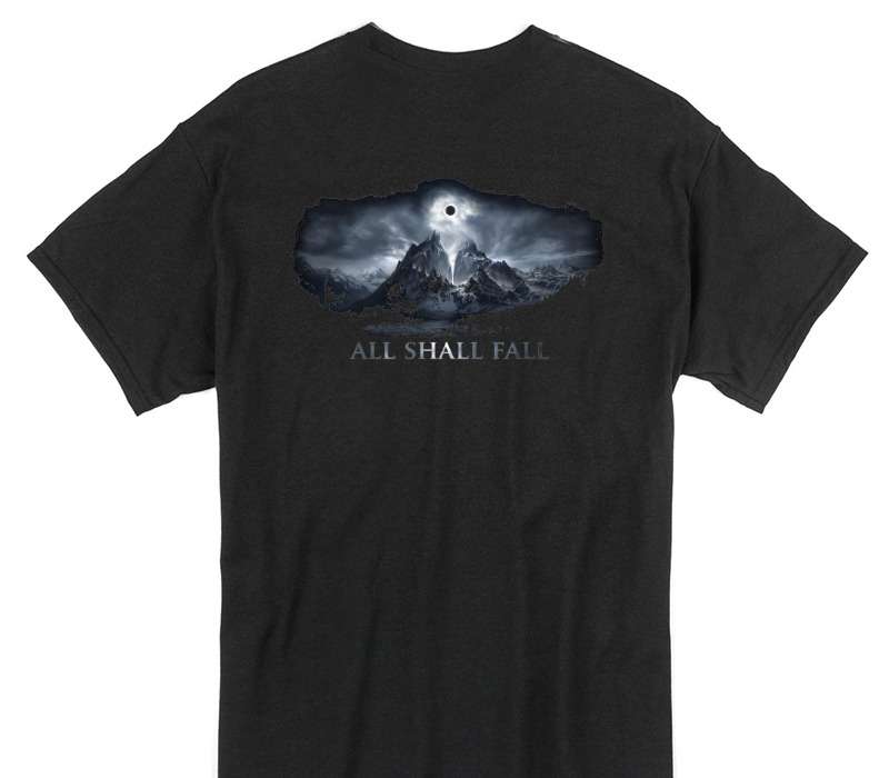 Custom Gildan 100% Cotton Black T-Shirt